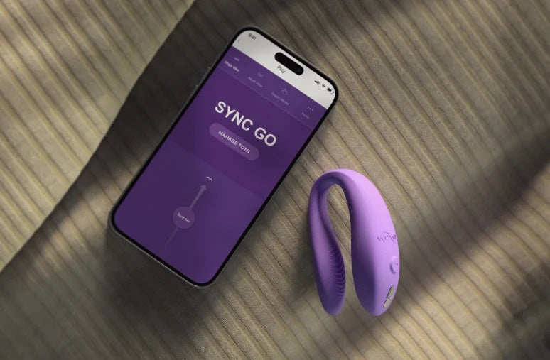 We-Vibe - Sync Go 情侶共用震動器 - 淺紫色