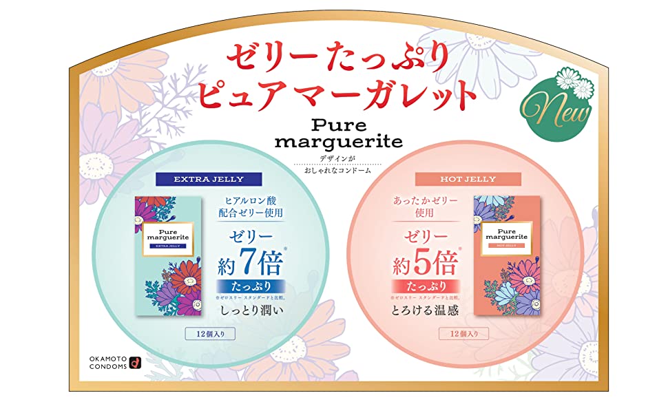 Okamoto - Pure Margaret 增量啫喱安全套 - 12個裝
