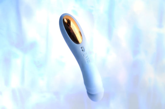 SVAKOM - Ava Neo APP 智能遙控 抽插式震動棒 - 粉藍色