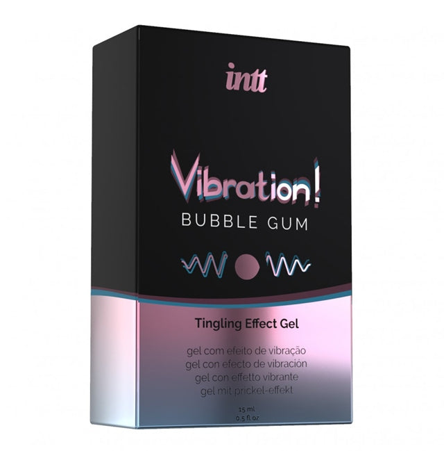 INTT - Vibration! 泡泡糖味全性別刺激凝膠 - 15ml