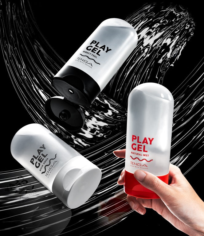 Tenga - Play Gel 自然水潤潤滑劑 - 紅色 - 160ml