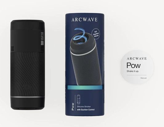 Arcwave - Pow Shake IT Up 真空吸啜感手動自慰器 - 黑色