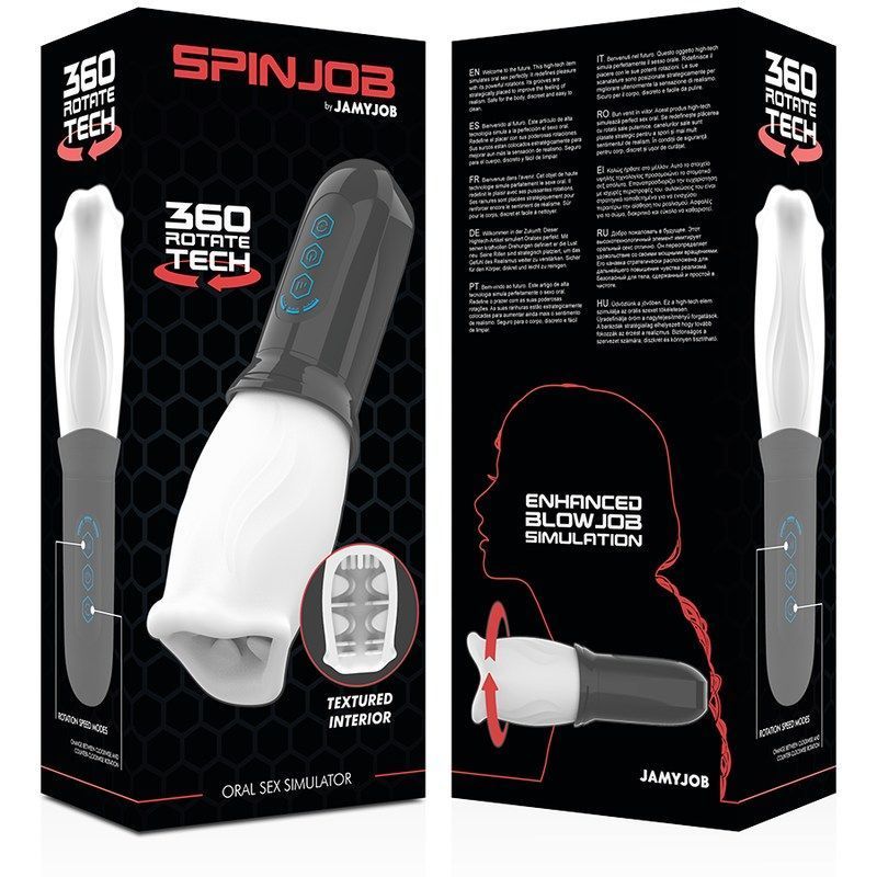 Jamyjob - Spinjob 口交模擬器 - 黑色