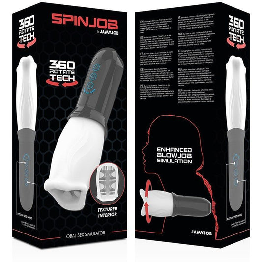Jamyjob - Spinjob 口交模擬器 - 黑色