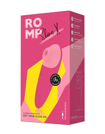 Romp - Shine X 陰蒂吸啜器 - 粉紅色