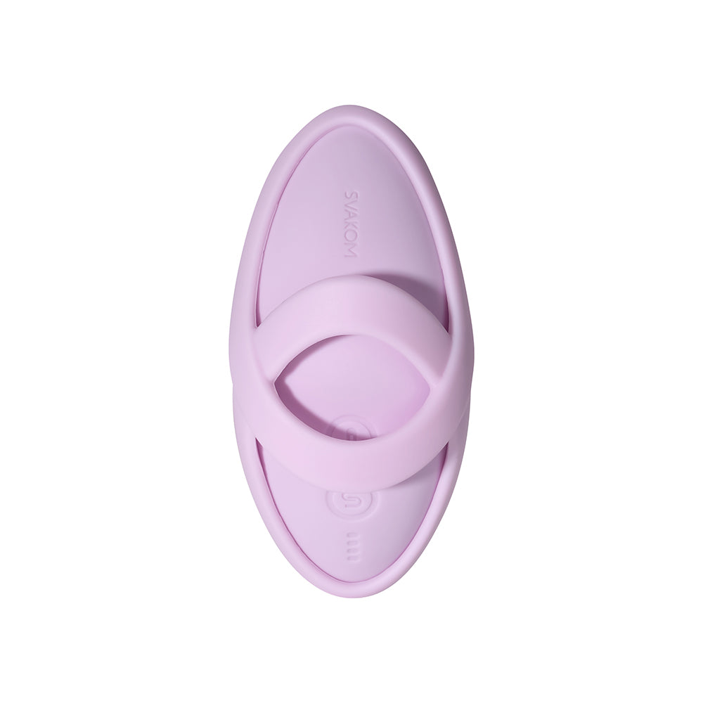 SVAKOM - Echo 2 APP控制柔軟指尖震動器 - 粉紫色