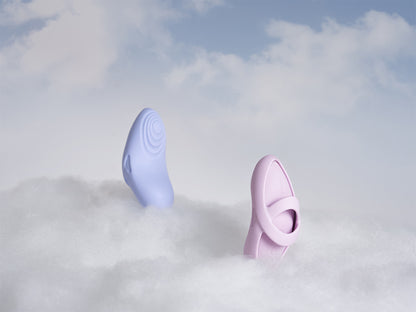 SVAKOM - Echo 2 APP控制柔軟指尖震動器 - 粉紫色