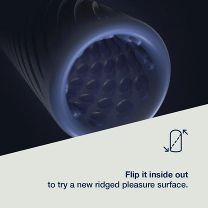 Arcwave - Ghost Flip IT 可雙面使用手動迷你自慰器 - 藍色