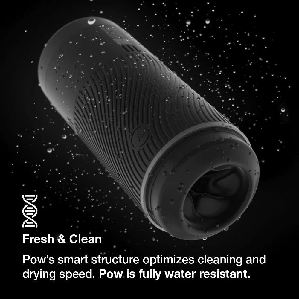 Arcwave - Pow Shake IT Up 真空吸啜感手動自慰器 - 黑色