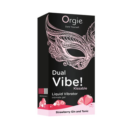 Orgie - Dual Vibe! 可食用震動凝膠 士多啤梨琴通寧 - 15ml