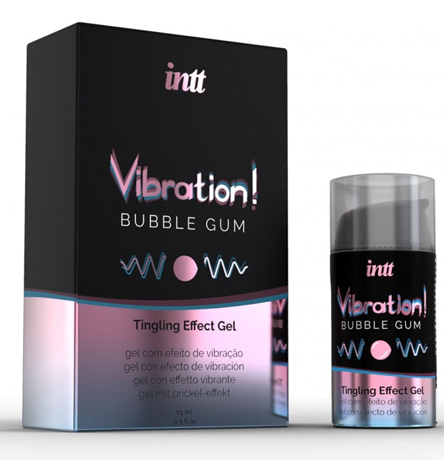 INTT - Vibration! 泡泡糖味全性別刺激凝膠 - 15ml