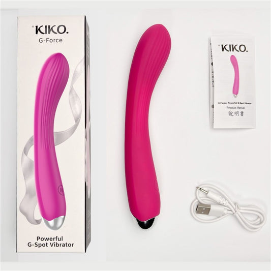 KIKO - G-Force Powerful G-Spot Vibrator - Rose Red