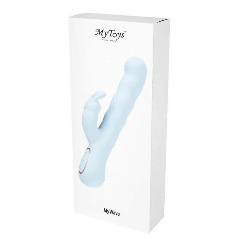 MyToys - MyWave 蠕動震動按摩器 - 藍色