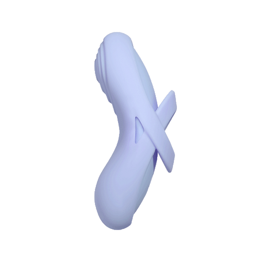 SVAKOM - Echo 2 APP控制柔軟指尖震動器 - 天藍色