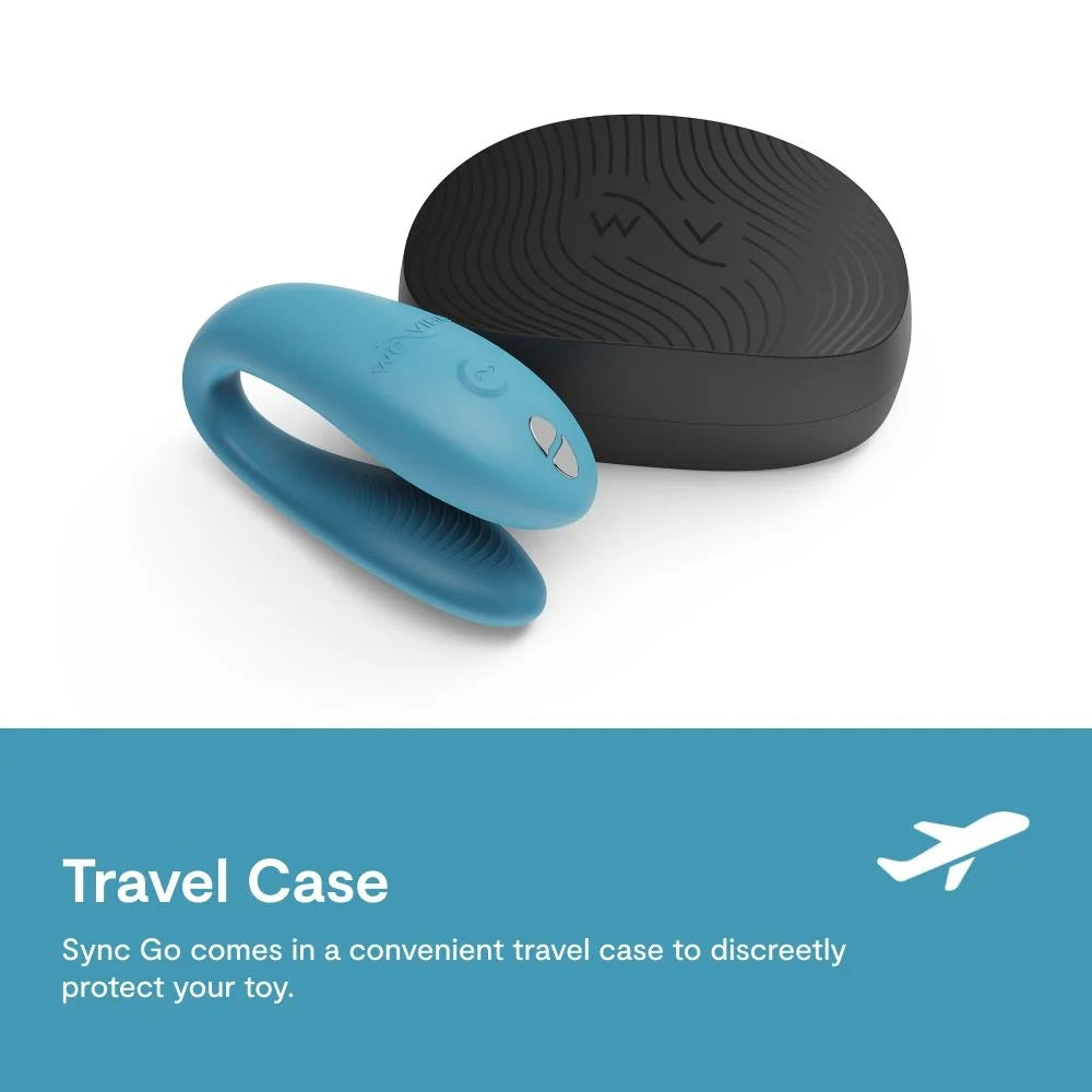 We-Vibe - Sync Go 情侶共用震動器 - 藍色