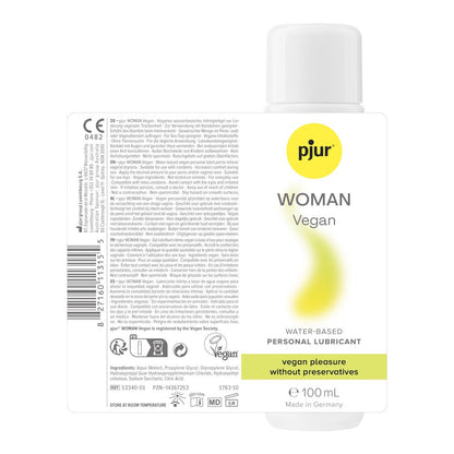 Pjur - 女性專用純素主義水性潤滑劑 - 100ml