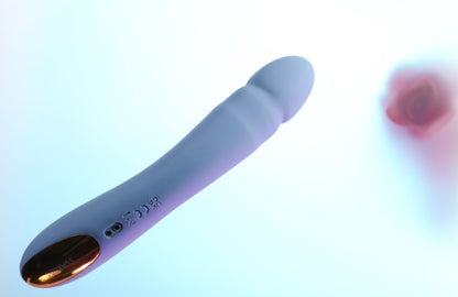 SVAKOM - Ava Neo APP 智能遙控 抽插式震動棒 - 粉藍色