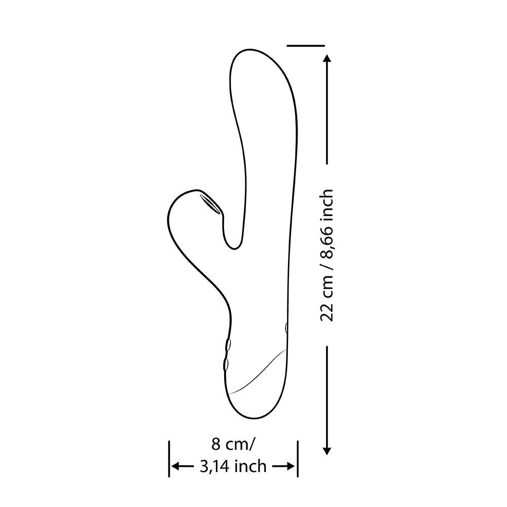 Romp - Pulse Suction Rabbit 陰蒂吸啜兔子按摩棒 - 紫色