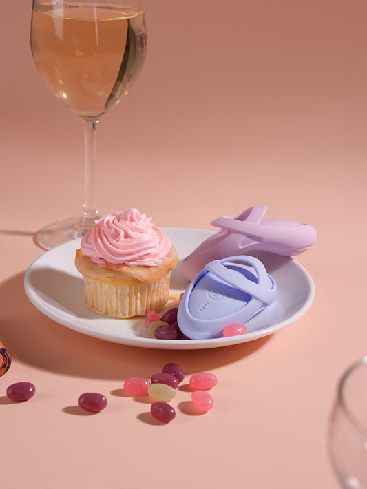 SVAKOM - Echo 2 APP控制柔軟指尖震動器 - 天藍色