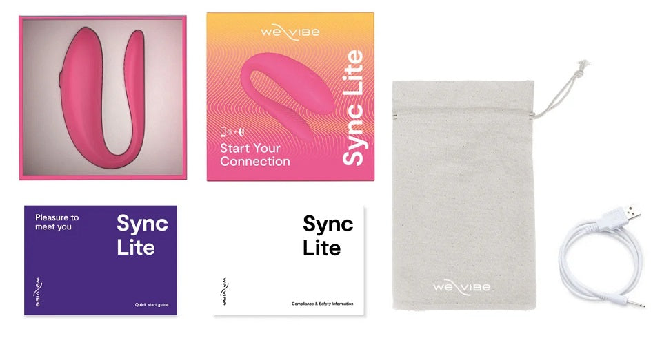 We-Vibe - Sync Lite 情侶共用震動器 - 水藍色