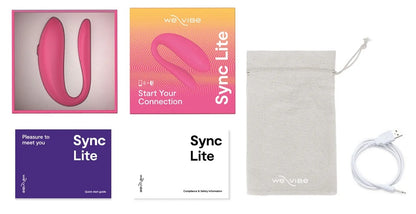 We-Vibe - Sync Lite 情侶共用震動器 - 粉紅色