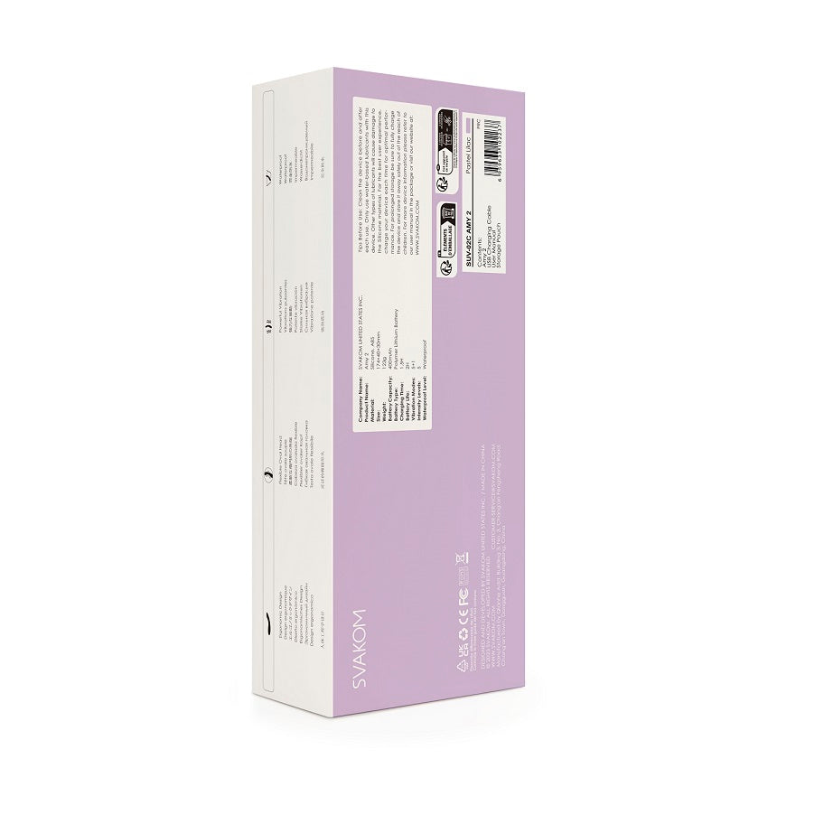 SVAKOM - Amy 2 G點按摩棒 - 淺紫色