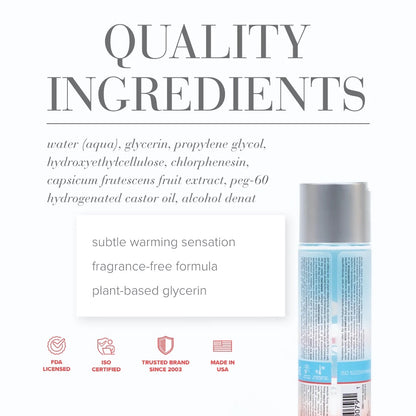 JO - H2O 暖感水性潤滑劑 - 60ml