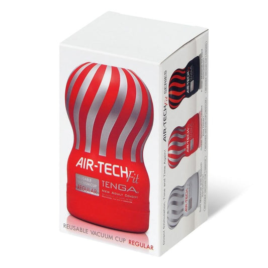Tenga - Air-Tech Fit 重複使用型真空杯 標准型 - 紅色