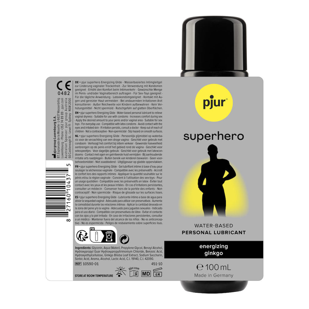 Pjur - 超級英雄活力提升水性潤滑液 - 30ml