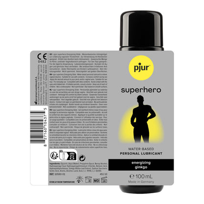 Pjur - 超級英雄活力提升水性潤滑液 - 30ml