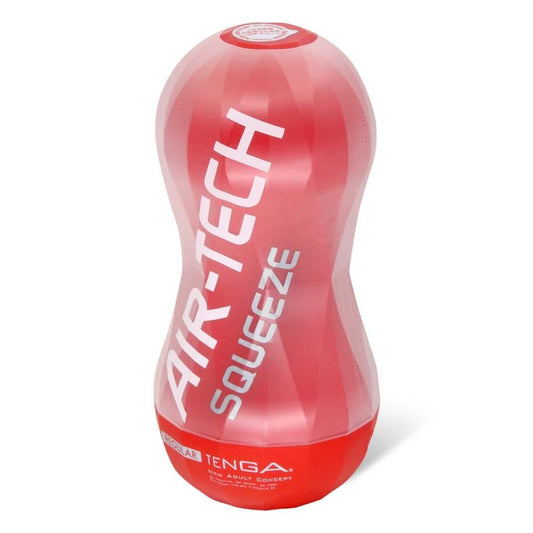 Tenga - Air-Tech Squeeze 重複使用型真空杯 標准型 - 紅色