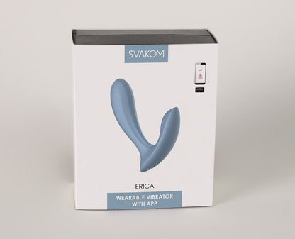 SVAKOM - Erica APP 控制穿戴式震動器 - 灰藍色