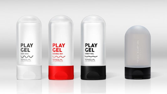 Tenga - Play Gel 清爽型潤滑劑 - 黑色 - 160ml