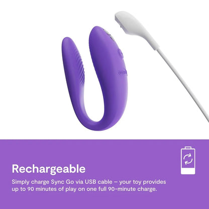 We-Vibe - Sync Go 情侶共用震動器 - 淺紫色