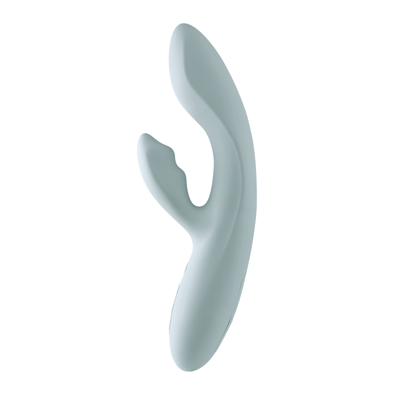 SVAKOM - Chika 加熱式智能兔子按摩棒 - Turquoise Grey