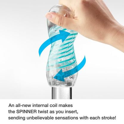 Tenga - Spinner 01 Tetra 飛機杯 - 藍色