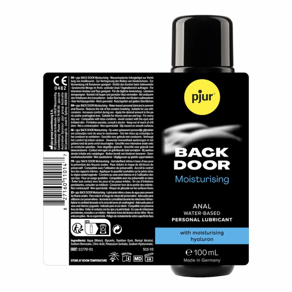 Pjur - Back Door Comfort 後庭專用玻尿酸水性潤滑劑 - 100ml
