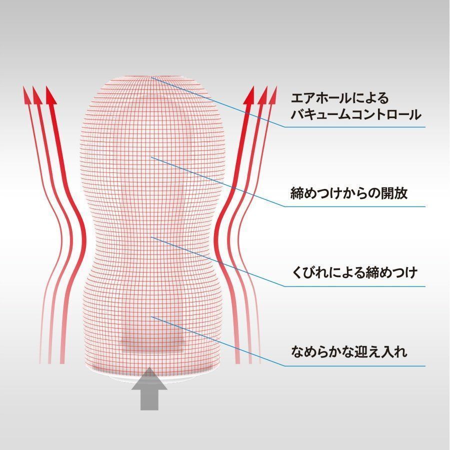Tenga - 經典真空杯－紅色標準型 (最新版)