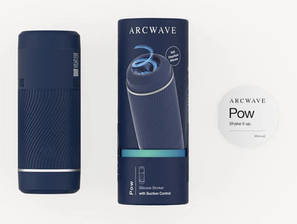 Arcwave - Pow Shake IT Up 真空吸啜感手動自慰器 - 藍色