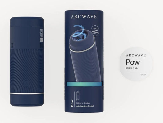 Arcwave - Pow Shake IT Up 真空吸啜感手動自慰器 - 藍色