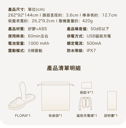Zalo - Flora 可APP遠端搖操多功能震動軟墊 - 松綠色