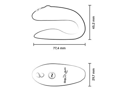 We-Vibe - Sync Go 情侶共用震動器 - 藍色