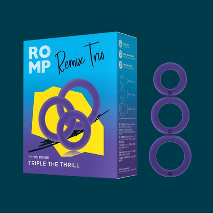 Romp - Remix Trio - 陰莖環 - 紫色
