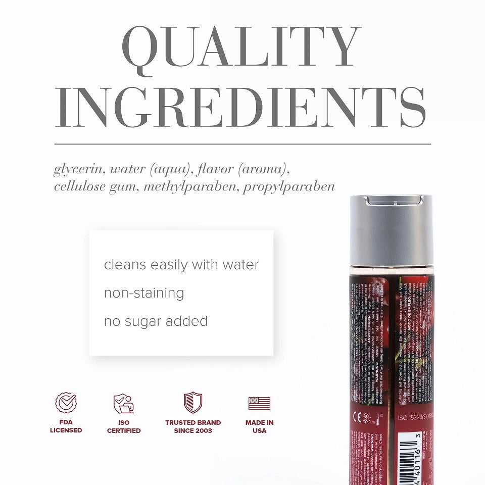 JO - H2O 櫻桃味水性潤滑劑 - 120ml