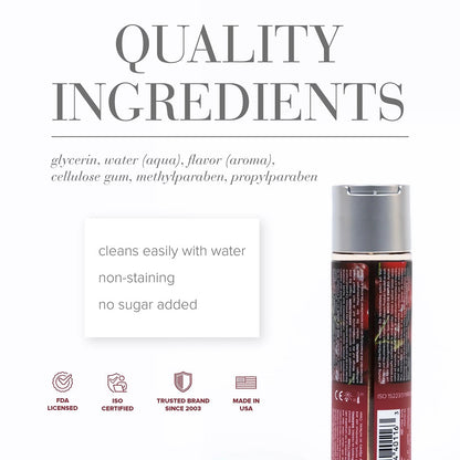 JO - H2O 櫻桃味水性潤滑劑 - 120ml