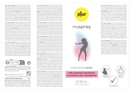 Pjur - 女性刺激噴霧 - 20ml