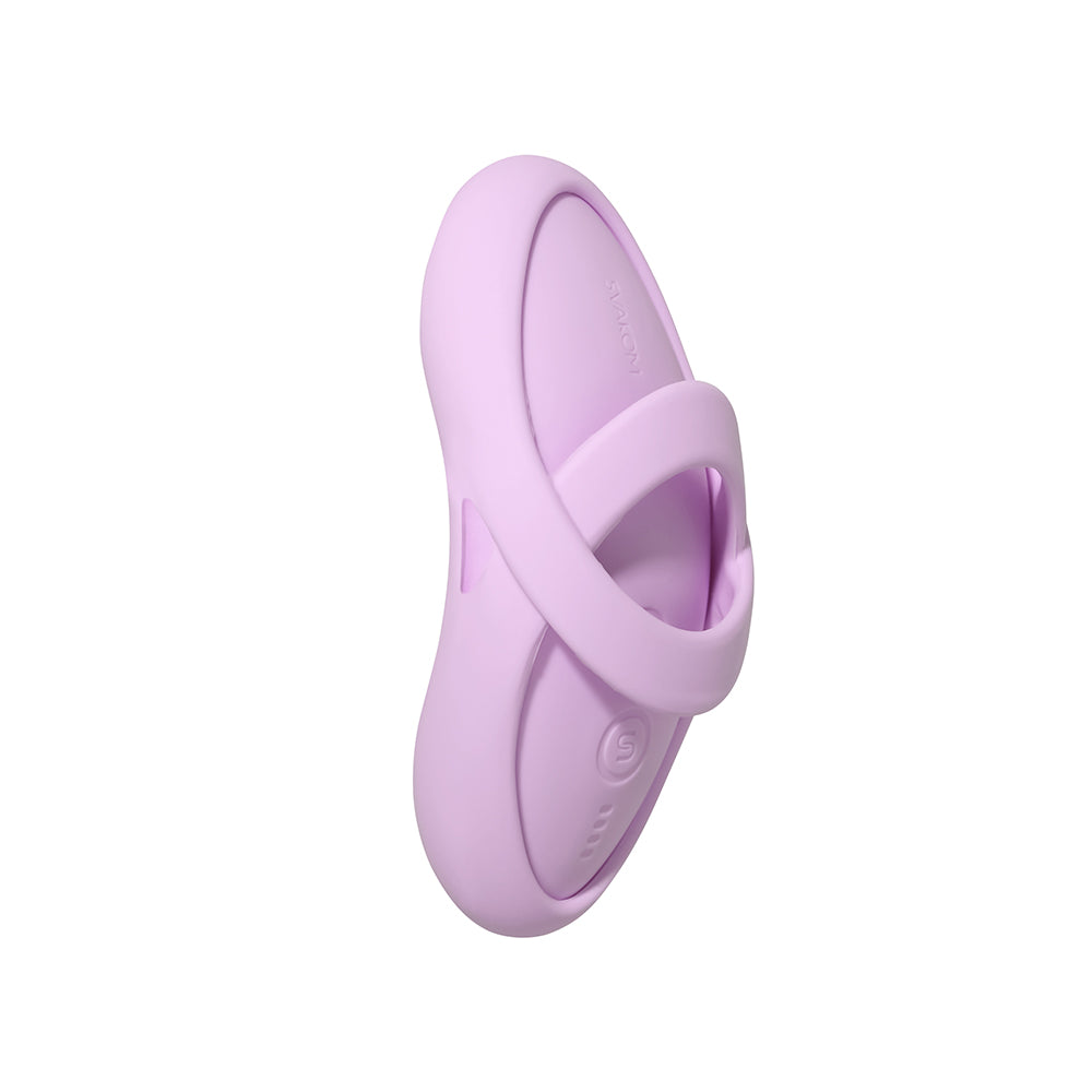 SVAKOM - Echo 2 APP控制柔軟指尖震動器 - 粉紫色
