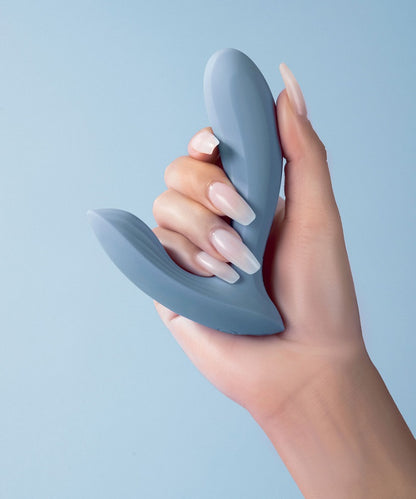 SVAKOM - Erica APP 控制穿戴式震動器 - 灰藍色