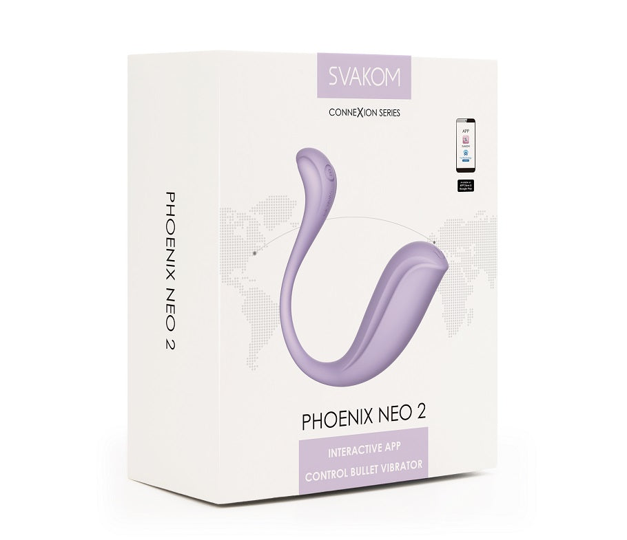 SVAKOM - Phoenix Neo 2 APP 控制震蛋 - 淺紫色