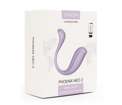 SVAKOM - Phoenix Neo 2 APP 控制震蛋 - 淺紫色